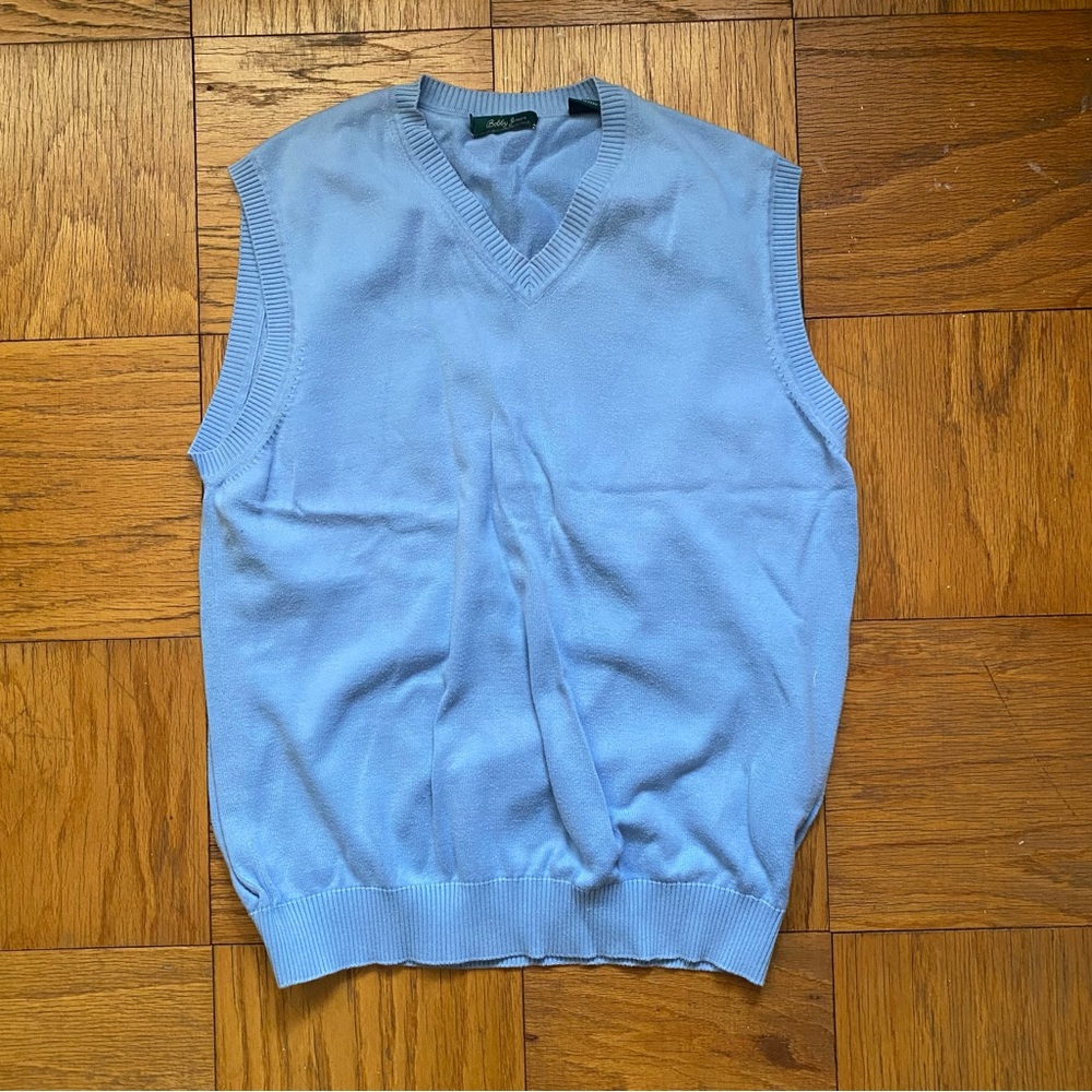 Bobby Jones Men's Sky Blue Vest (Size Large)